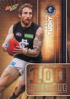 2017 Select Footy Stars - AFL Milestone Games #MG8 Zac Tuohy Front